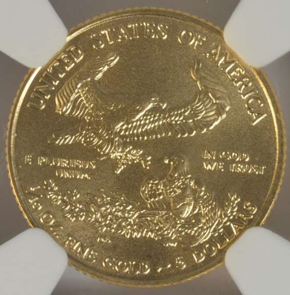 Special NGC MS70 graded 2016 $5 Gold Eagle. 30th Anniversary