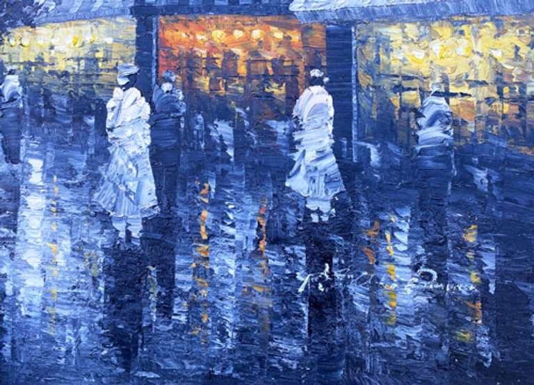 ONE OF A KIND BEAUTIFUL PAINTING ON CANVAS