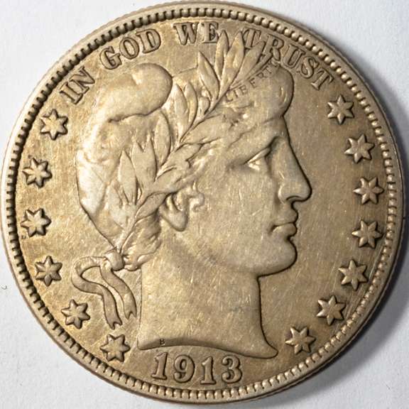 Tougher 1913 S Barber Half Dollar