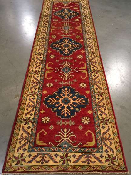 Fine Wool Kazak 10' Runner