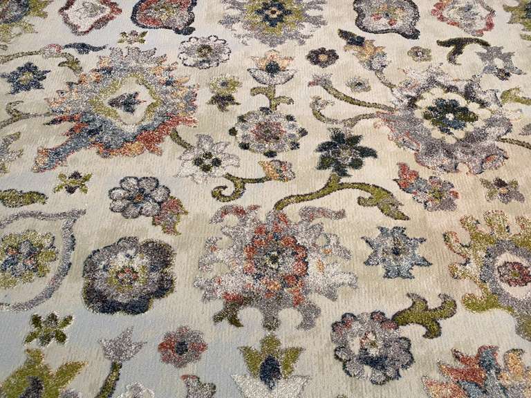 Lovely Vintage Repro Design Rug 8x11