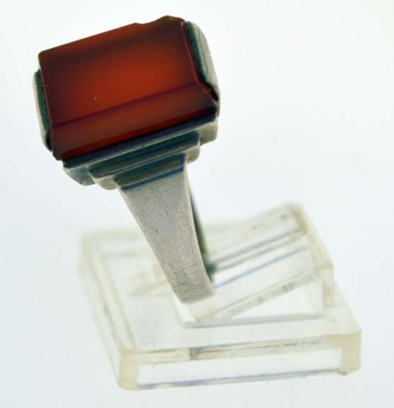 Sterling Silver Carnelian Ring