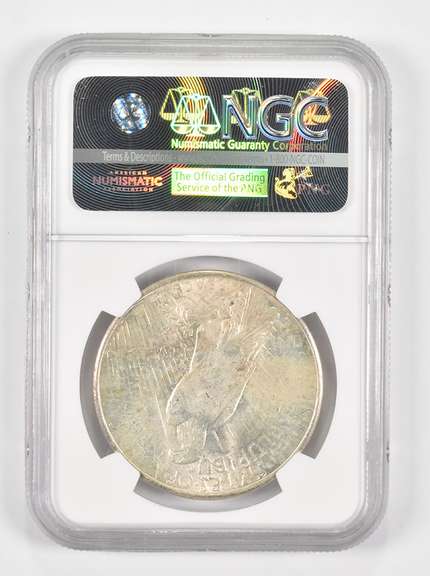 MS63 1934-D Peace Silver Dollar - Graded NGC