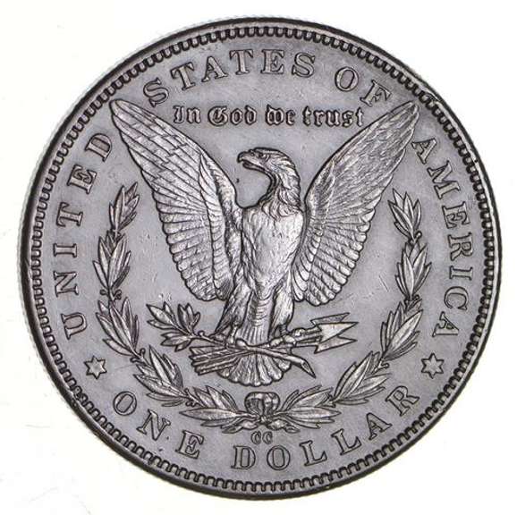 1889-CC Morgan Silver Dollar