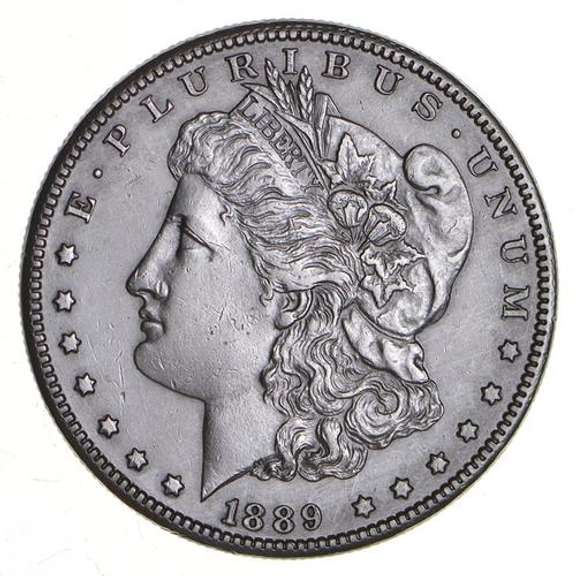 1889-CC Morgan Silver Dollar