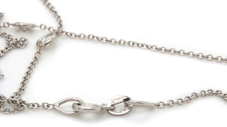 Vintage Sapphire and Diamond Art Deco Pendant on Chain