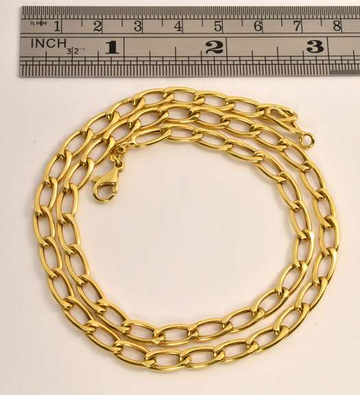 Traditional Oval Link 14k Necklace