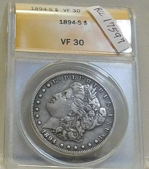1894-S Morgan Dol ANACS VF-30