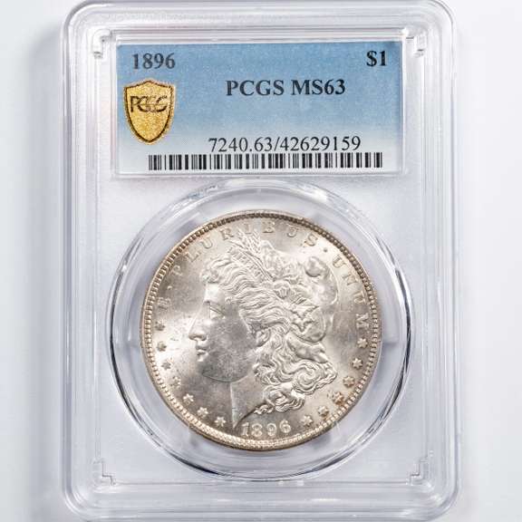 1896 Morgan Dollar PCGS MS 63