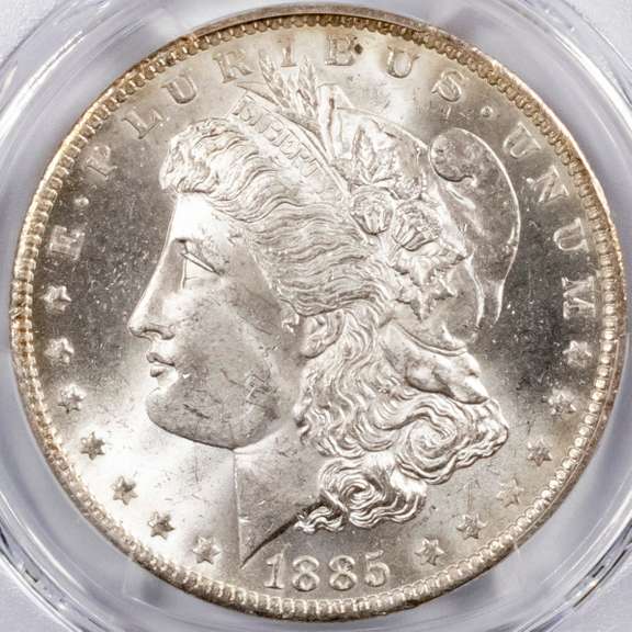 1885 O Morgan Dollar PCGS MS64