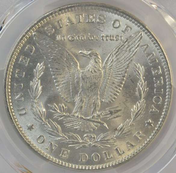 Basically Gem BU 1888 Morgan Silver Dollar. PCGS MS64