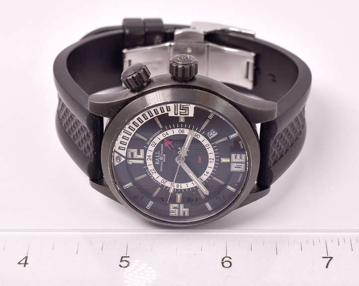 Fantastic Men's Ball Chronograph Automatic Diver Watch GMT