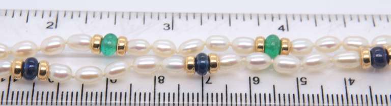 2 Row Pearl Bracelet