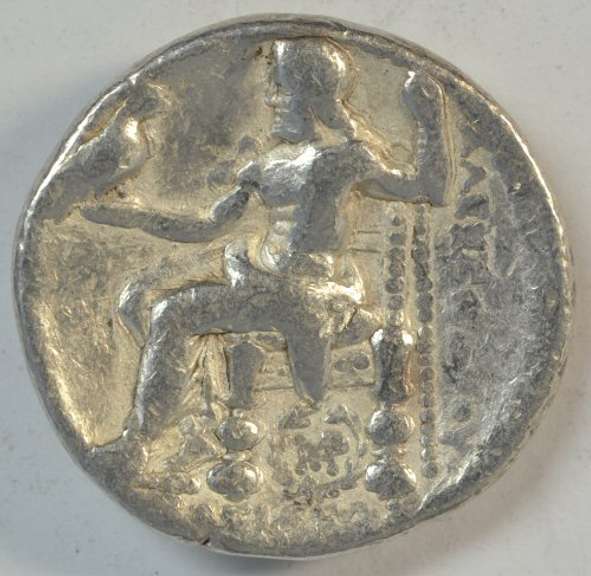 Scarce Kingdom of Macedon Alexander III Silver Tetradrachm, 336-323 BC