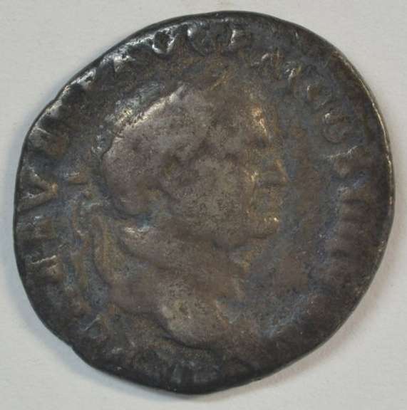 Seldom-seen Vespasian Roman Silver Denarius, 69-79 AD.