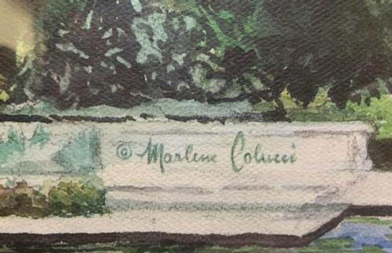 Marlene Colucci  Signed Lithograph Washington DC
