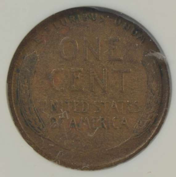 Very scarce 1909-S/S Lincoln Cent. ANACS XF40 holder