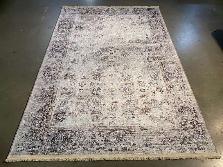 WONDERFUL VINTAGE REPRO DESIGN RUG 6x8