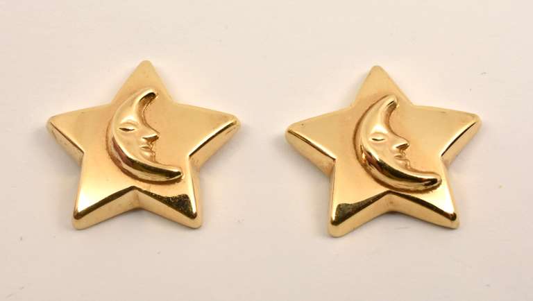 Fun Stars and Moon Earrings