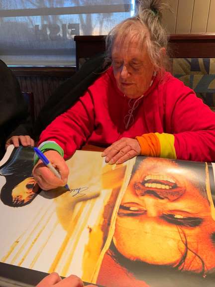 Shelley Duvall Autographed The Shining Here's Johnny Axe 11x14 Photo ACOA