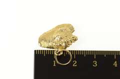 14K Yellow Gold 3D Conch Shell Ocean Sea Beach Motif Charm/Pendant