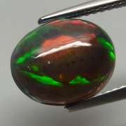 Pinfire patterned 2.27ct Welo Black Opal
