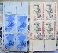 200 5 Cent Mint US Plate Blocks $40 Face Value