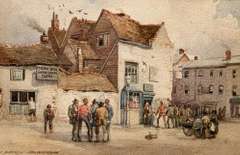 Vintage Original Watercolor by George Warren Blackham