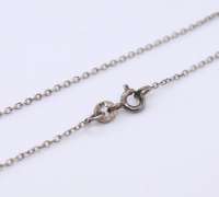 Vintage Sterling Silver Chain Necklace