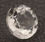 Glittering 3.64ct diamond white Topaz solitaire