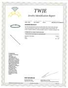 Elegant 6.30ctw Diamond Tennis Bracelet in 18K W/ Cert