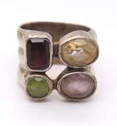 Group Lot of 3 Sterling Silver Rings