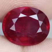 Vivid blood red 4.55ct Ruby from Mozambique