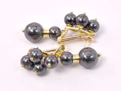 Incredible Iron Ball Earrings in 18K Yellow Gold