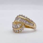 18kt Yellow Gold & Diamond Ring- 2.0+ CTW