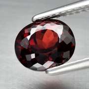 Ravishing 2.30ct VVS rich blood red Garnet