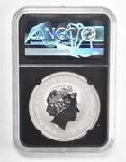 MS70 2018 Tuvalu Silver Dollar - Black Panther - Graded NGC