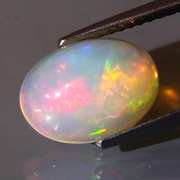 Glowing! 2.45ct full cover multi-pattern Jelly Opal