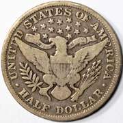 Toned 1894 Barber Half Dollar