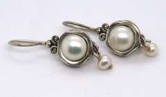 Sterling Silver Pearl Earrings