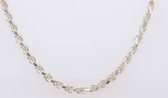 Italian Sterling Silver Rope Chain Necklace