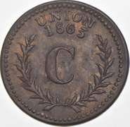 1863 Charnleys Oranges Civil War Token R 70DC