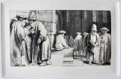 Rembrandt, Jews in the Synagogue