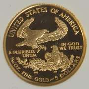 Perfect NGC PF70 ULTRA CAMEO 2006-W $5 Gold Eagle coin