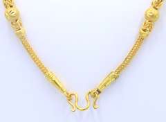 Set of 22kt Indian Gold Necklace and Bracelet