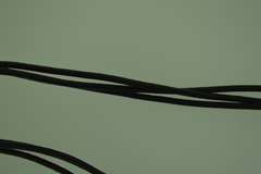 Sterling silver Cross Pendant Black Leather cords Chocker