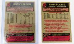 2 Topps 1977 Football Cards