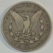 Key date 1891-CC Morgan Silver Dollar. Nice circ