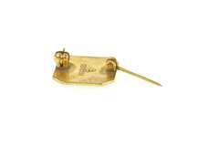 Gold Filled Four H 4H Enamel Clover 3rd Third Lapel Pin/Brooch