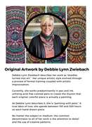 Handmade Artwork by Debbie Lynn Zwiebach: Red Leaves: One of a Kind